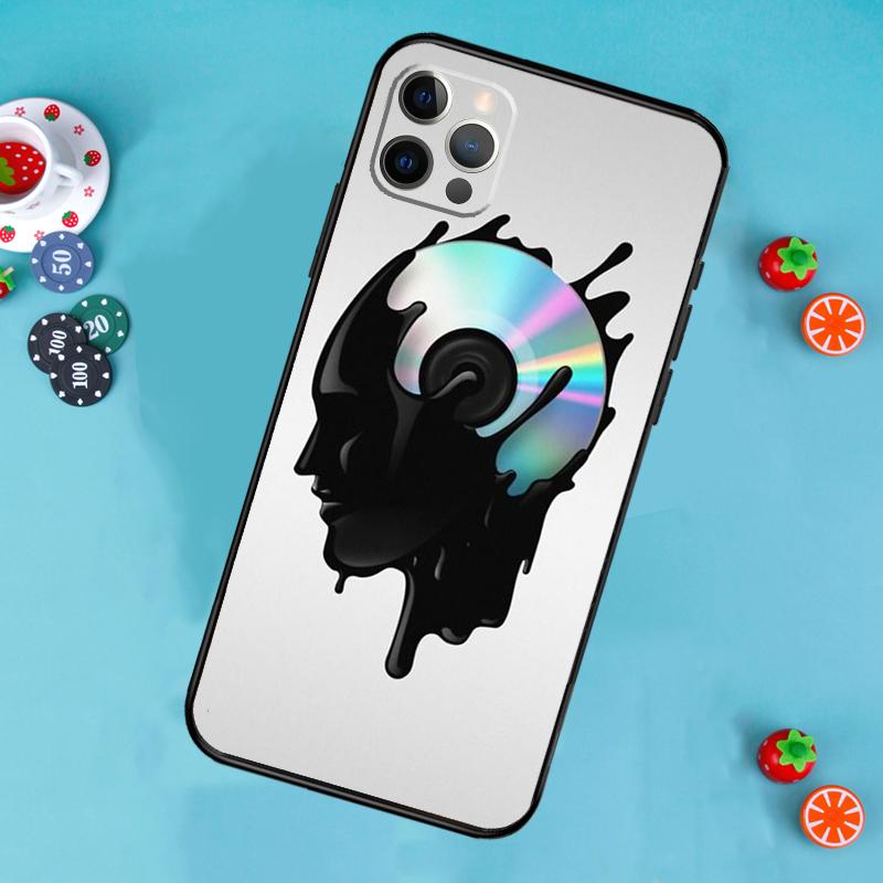 

Vinyl DJ Record Art Phone Case For iPhone 17 Air 16 15 14 13 12 11 Pro Max 12 13 mini 15 16 Plus 16e Cover Funda iPhone 17Pro MAX