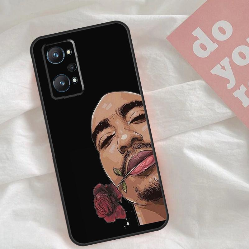 

Рэпер 2pac Певец Тупак Чехол Для Realme GT7 Pro GT6 C75 C65 C67 C61 C53 C55 C51 C35 C63 C71 15 11 12 13 14 Pro Plus Realme C61