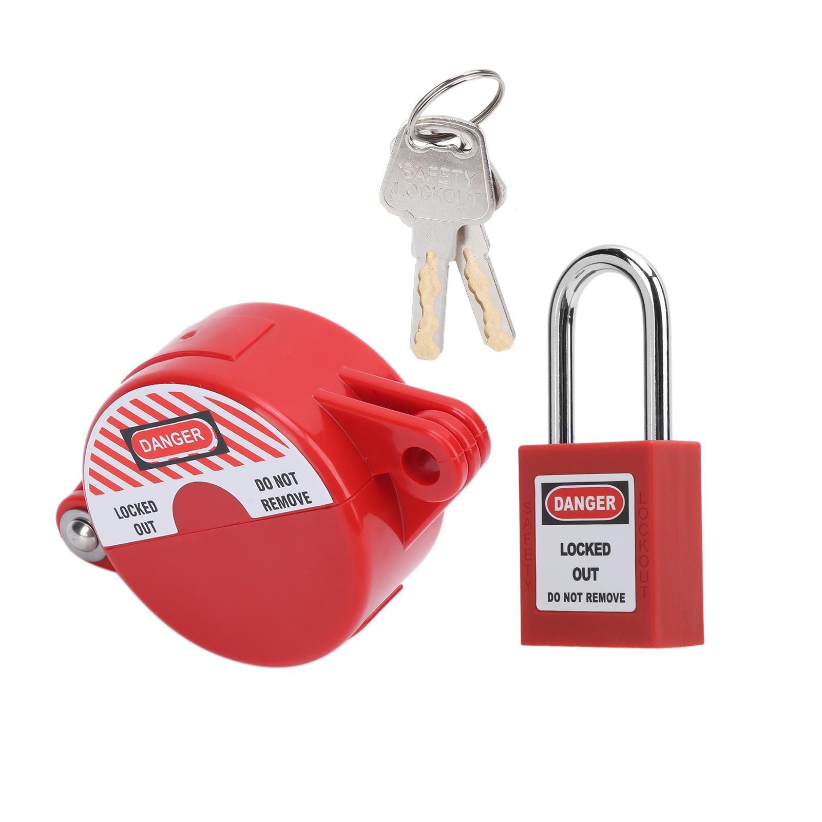 

Valve Lockout Safety Padlock for Home Liquefied Gas Water Meter Floor Heating Drain Switch