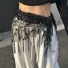 Jeans Decor Tassels Belt Hip-hop Sequin Waistband Jazz Dance Hip Scarf  Waist Accessories