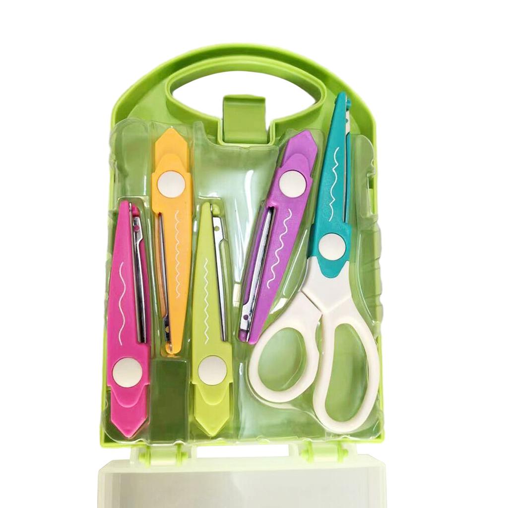 Dekoratives Scheren-Set 5 Paar zum Papierschneiden, Scrapbooking Quilling Basteln Kreatives Design Scheren