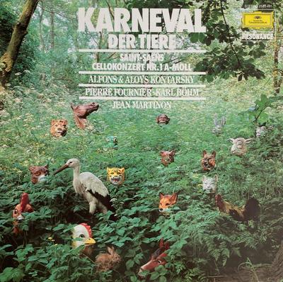 LP Record CAMILLE SAINT-SAËNS, ALFONS & ALOYS - Karneval Der Tiere / Cellokonzert N 2535491 Deutsche Grammo Germany Classical Used