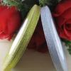 25Yards 6mm Multicolor Silk Satin Organza Ribbon Glossy Glitter Ribbon Wedding Cake Gift Decoration Crafts Garment Accessories