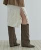 METIER Me022 Arch Stud Western Long Boots 7Cm