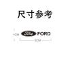 AKL1 Car 3D Metal Creative Stickers Waterproof Dirt-proof Stickers Auto Accessories For Ford Focus 3 4 MK3 Kuga Escape Mustang E