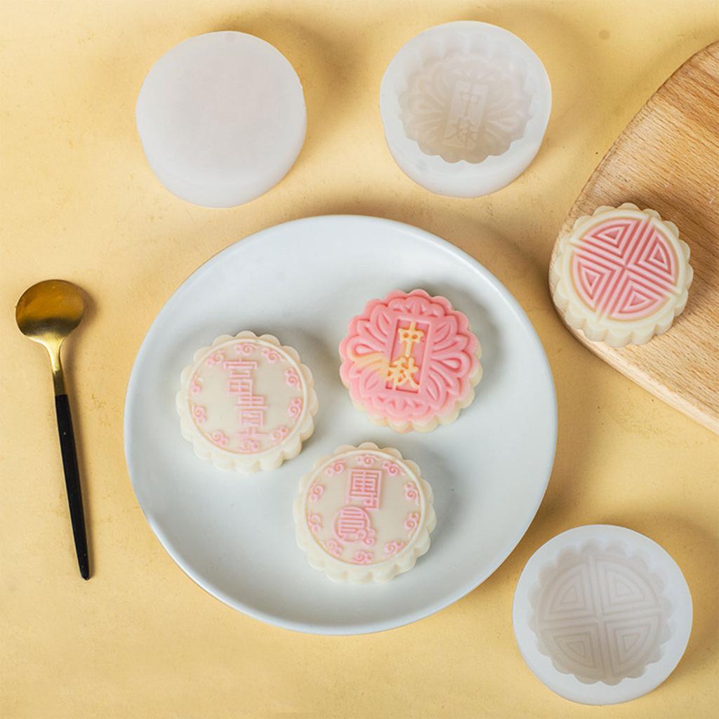 Mid-Autumn Themed Mooncake Decorating Tools Pudding Molds Kitchen Baking Gadgets