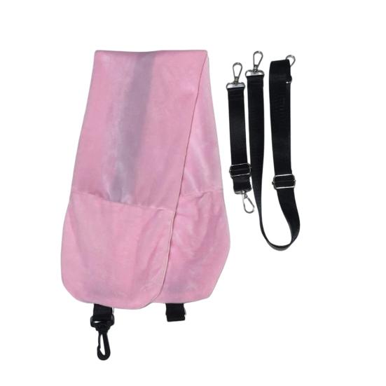 Stuffable Travel Pillow Packable Clothes Fillable Storage Bag Portable Soft Velvet Neck Pillow Case Cover Airplane Travel Essentials