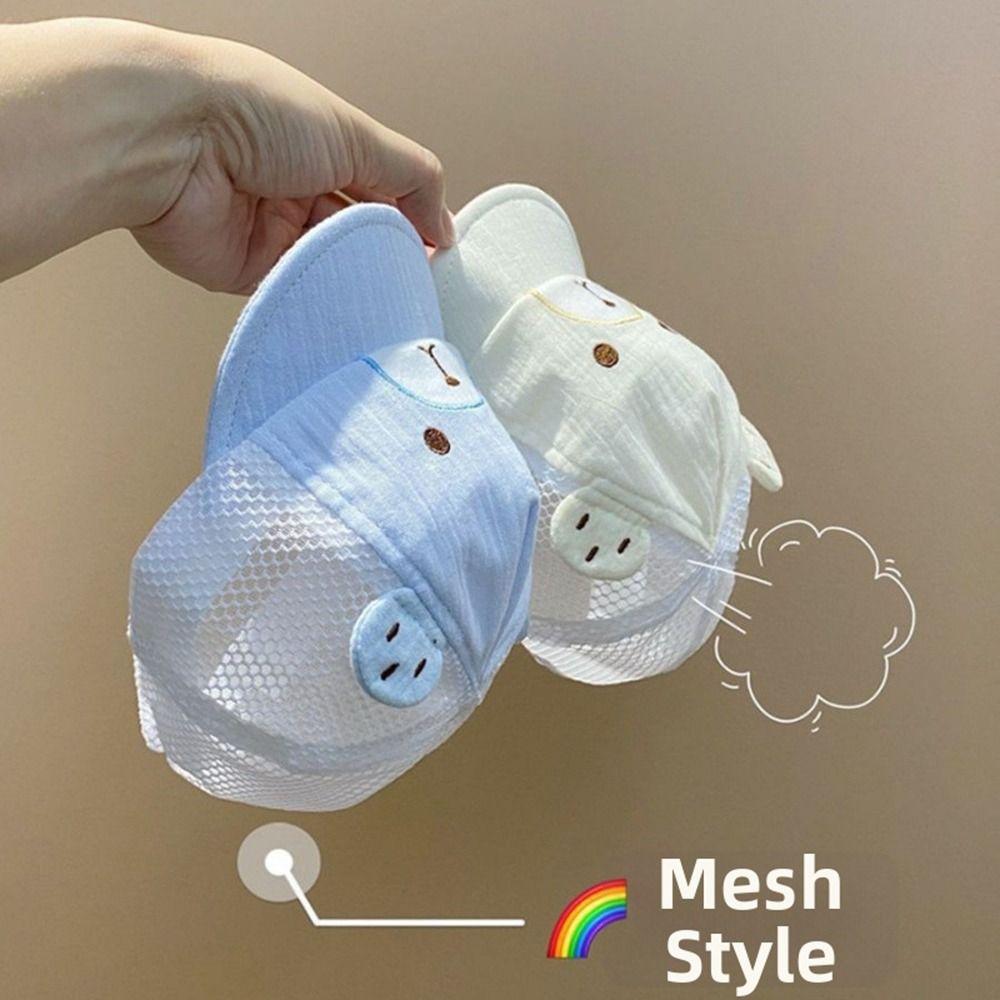Soft Cotton Baby Cap Cotton Peaked Caps Summer Baby Baseball Cap