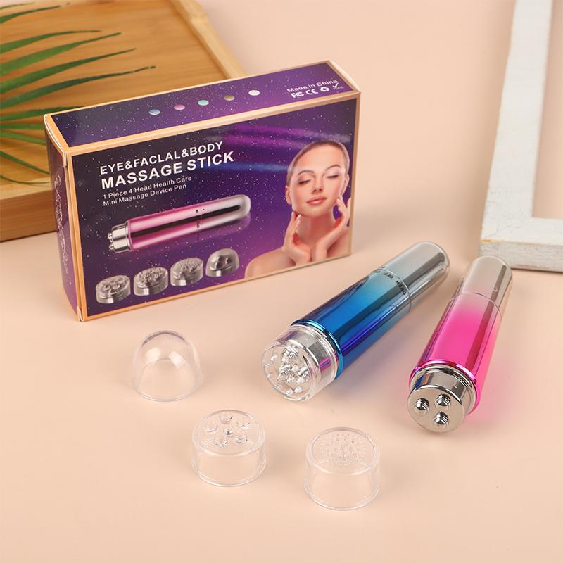 4 In 1 Electric Facial Massager Micro Vibration Eye Beauty Instrument For Relax Eye Dark Circles Eye Bags Puffiness Eye Massage