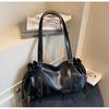 Damen High-End Retro PU Umhängetasche mit großer Kapazität