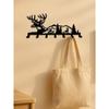 Vintage Deer Key Holder Rustic Woodland Wall Organizer Hook Home Decor Gift