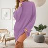 New Long-sleeved Knitted Top, Dress, Loose Sweater, Knitted Sweater for Women in Autumn and Winter