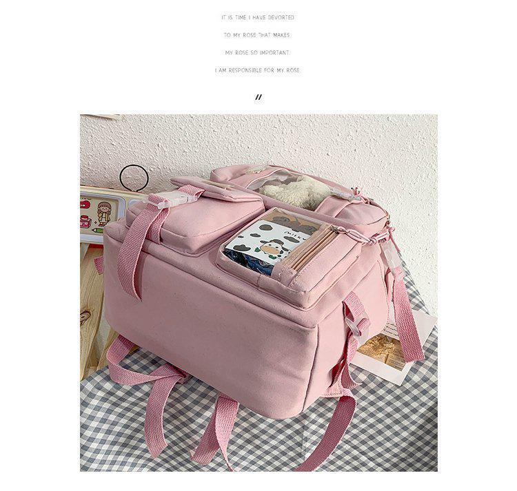 Stylish Large Capacity Korean Ulzzang Cartoon Backpack for Teen Girls