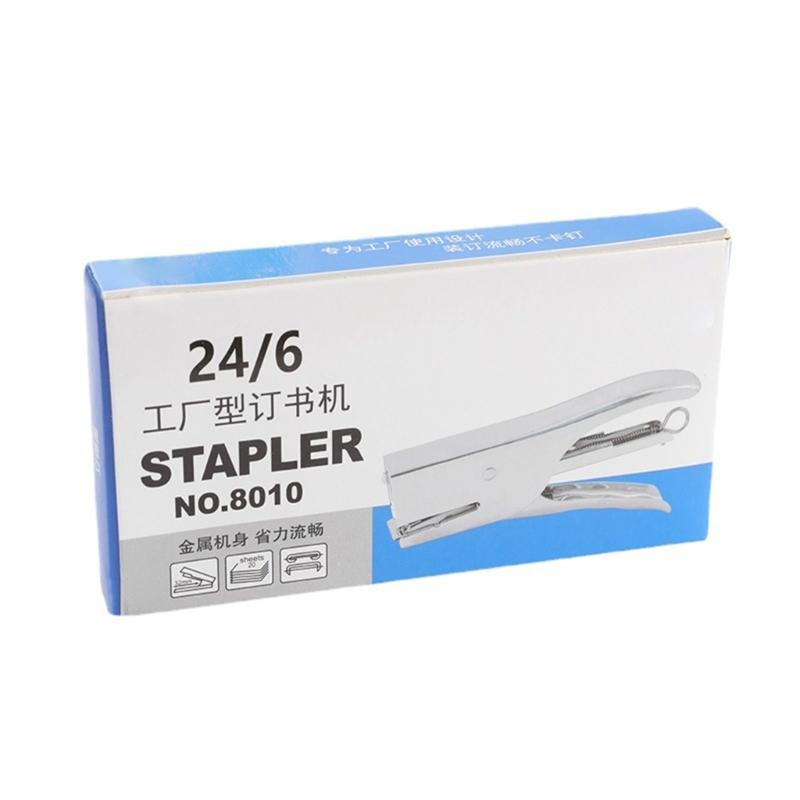 Professional Handheld Stapler Large Sheets Capacity Ergonomic Grip Heavy Duty Metal Stapler For School Office Supplies