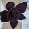Handmade Cloth Art Corsage Velvet Fabric Fabric Withered Rose Brooch  Women's Jewelry Accessories