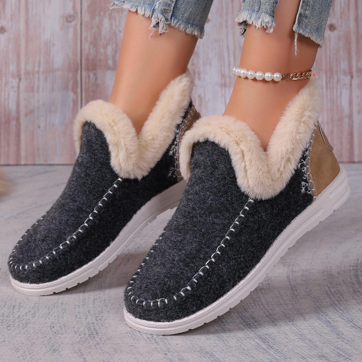 

Large size cotton shoes women s autumn new hair home warm women s shoes size 43 43 темно-синього кольору
