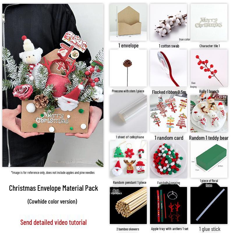 Zhuo Lan DIY Flower Bouquet Kit: Handmade Envelope Box for Flower Arranging & Gift-Giving