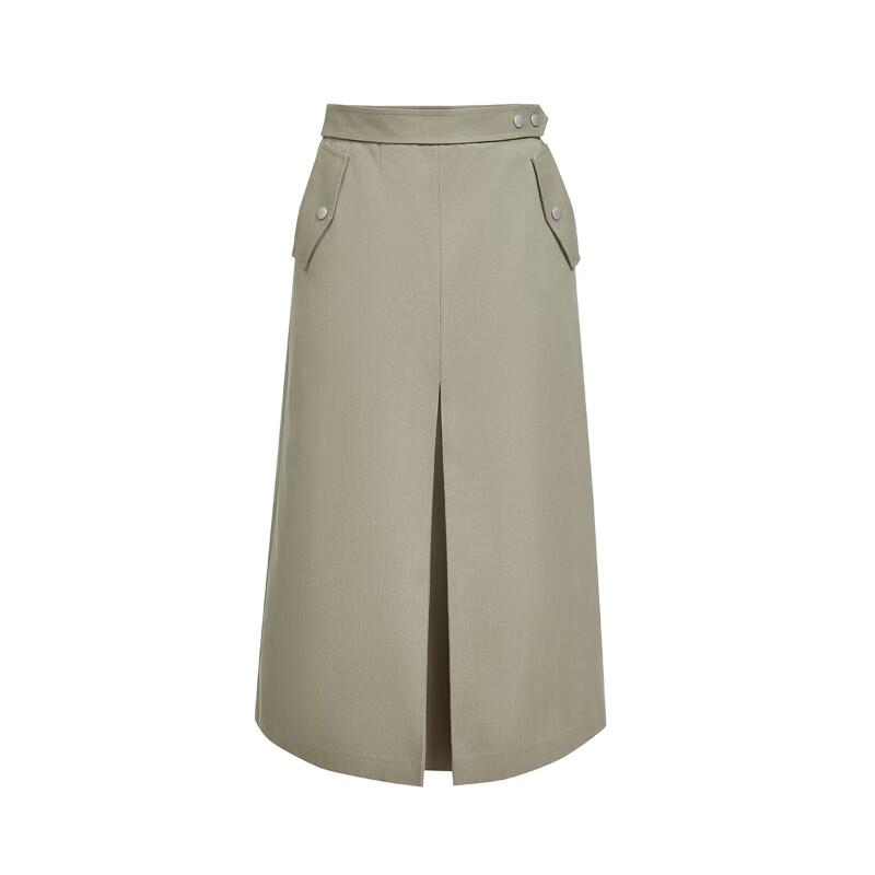 VERO MODA High-Waist A-Line Belted Midi Skirt