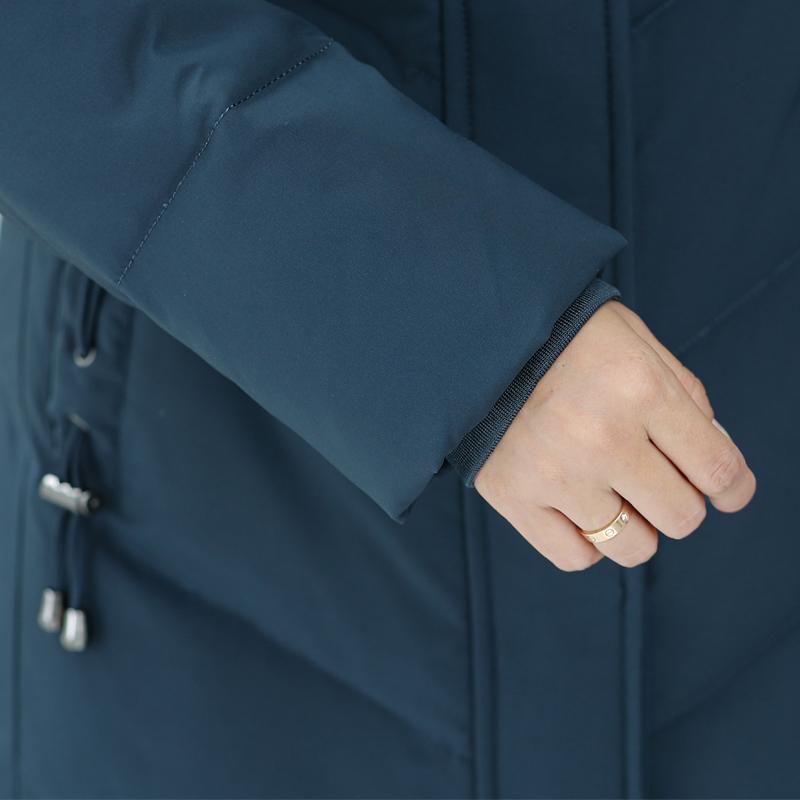 Real Fur Collar Middle Age Women's Down Coats Winter Vintage Parkas Plus Size Elegant Thick Warm Down Jackets Woman Outerwears