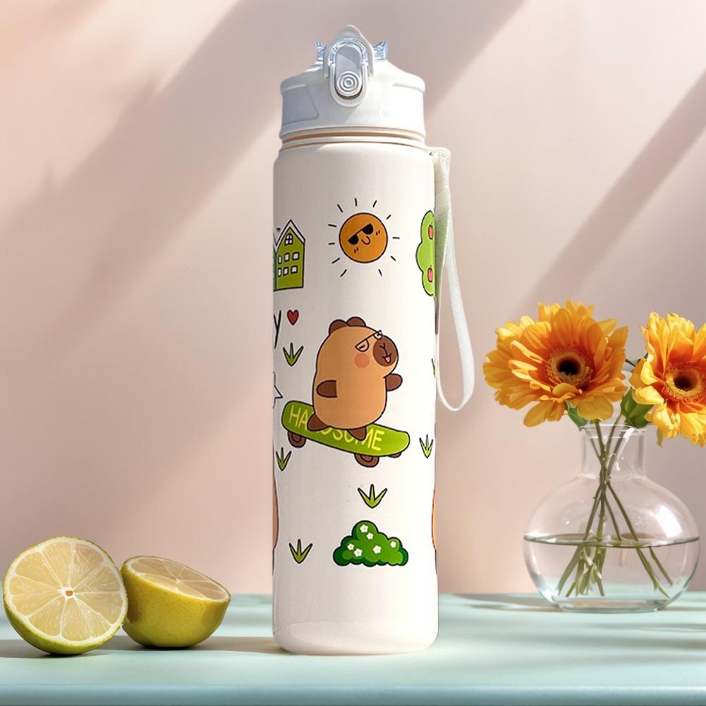 3PCS Set Capybara School Bags for Girls Primary Schoolbag Cartoon Backpack Set Rucksack Bagpack Kids Cute Children Book Bags