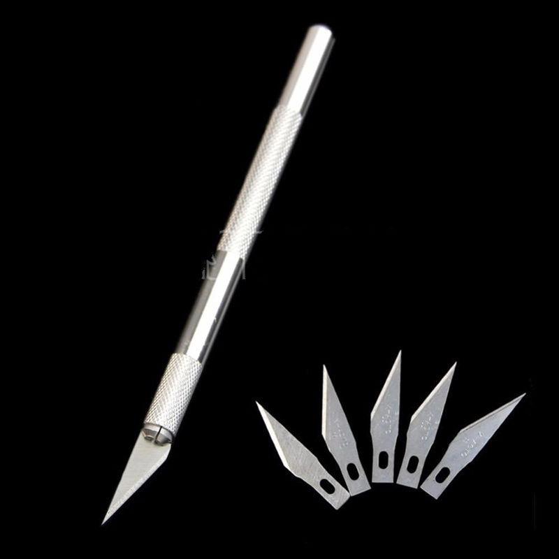 1 Exacto Cuchillo Estilo + 5 Cuchillas Hobby Multi Herramienta Artesanía  Corte comprar a buen precio — entrega gratuita, reseñas reales con fotos —  Joom
