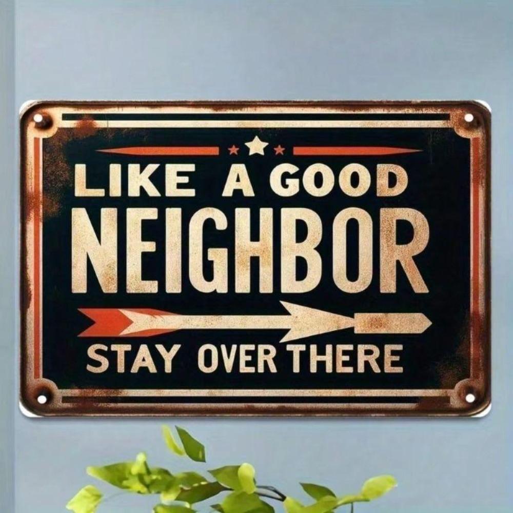 Retro Metal Tin Sign Floral Wall Art Decor 8x12 Inch for Office Living Room Patio