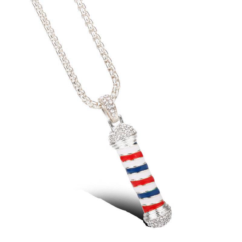 Creative Barber Shop Razor Pendant Necklace - Hip Hop Trend