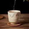 Japanese Ceramic Tea Cup Japanese Restaurant Soup Swallow Cup Office Coarse Pottery TeaCup Tea Set Accessories Drinking Utensils