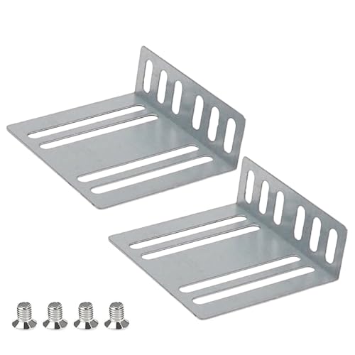 2DIN Installation Kit Universal Fitting Kit Installation 2DIN Car Stereo Radio Installation [2 Pieces] Universal Car Radio Adapter Car Radio Adap