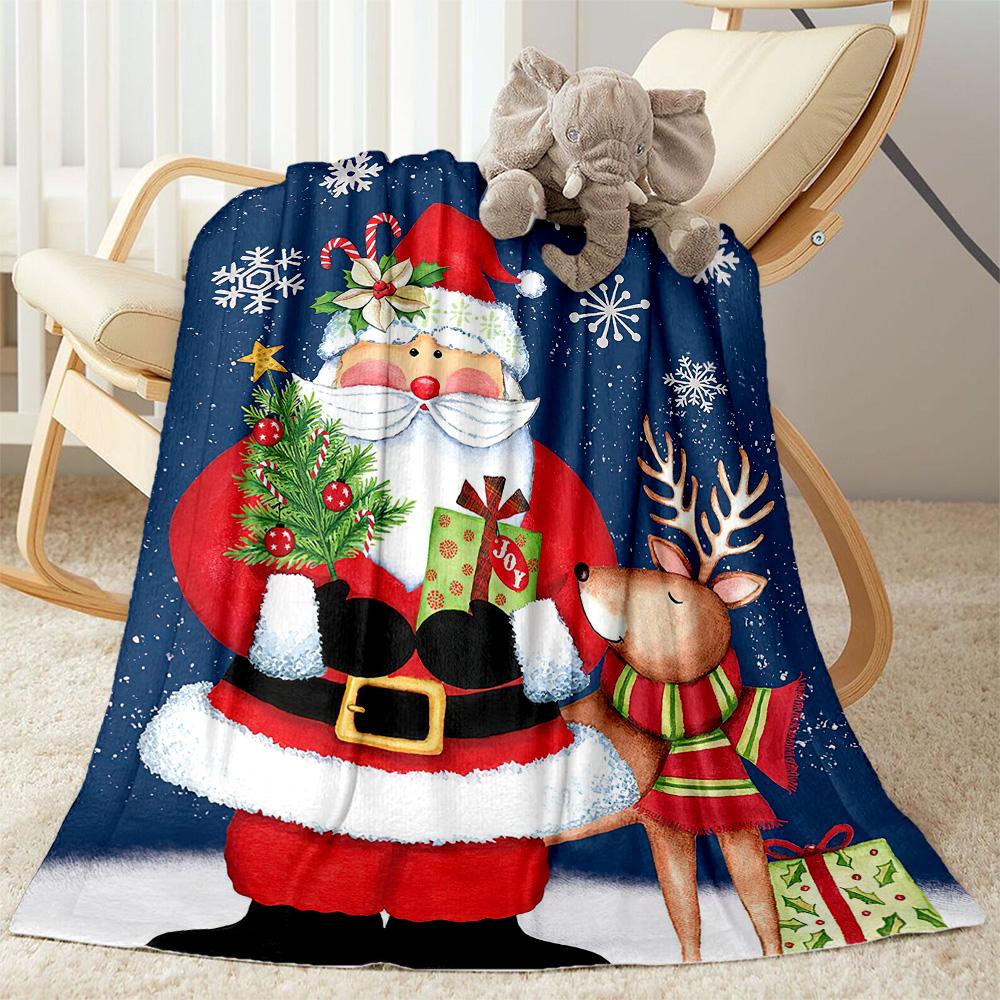 Christmas 31 Blanket Soft & Cozy Great for Office Picnics Seaside All-Season Use Modern Perfect Gift for Relatives and Friends
