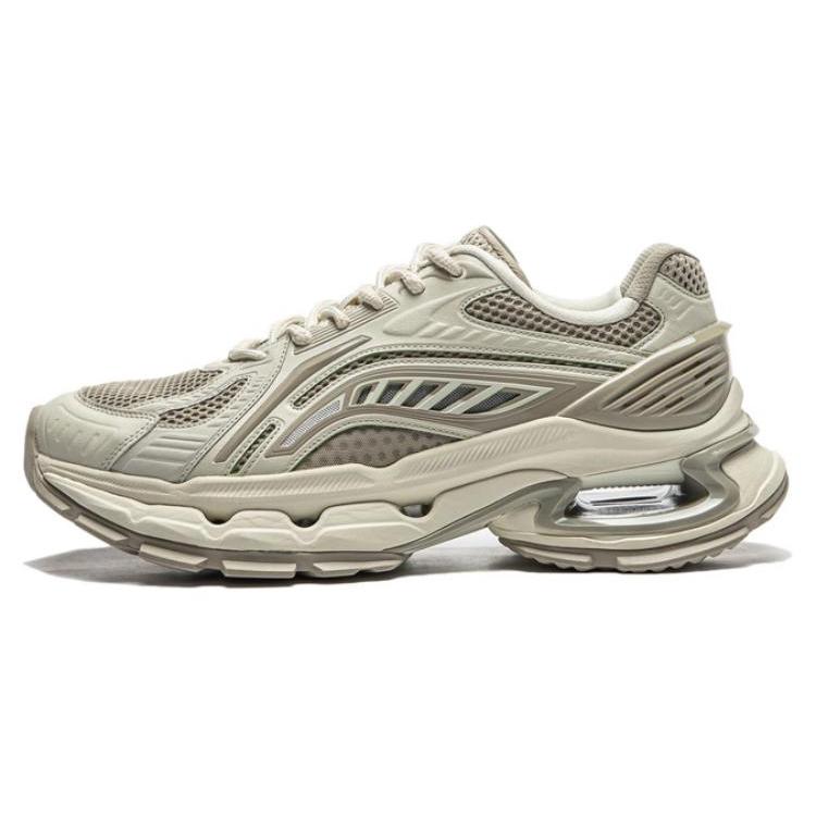 

Li Ning Furious Rider BOW Sports Cushioning Slip Resistant Low top Running Shoes Men s Green Gray AZGU007-1 43