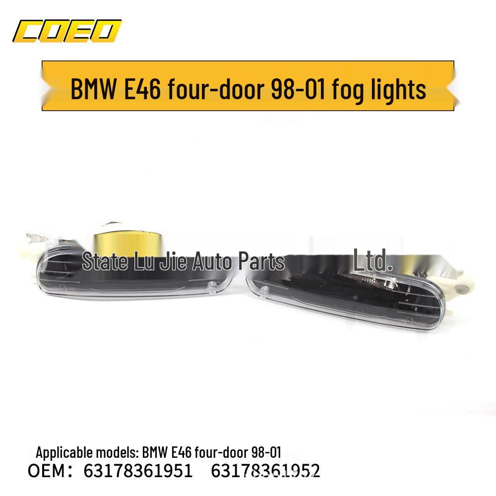 BMW E46 4-Door Fog Light Bar 1998-2001, Part 63178361951/63178361952