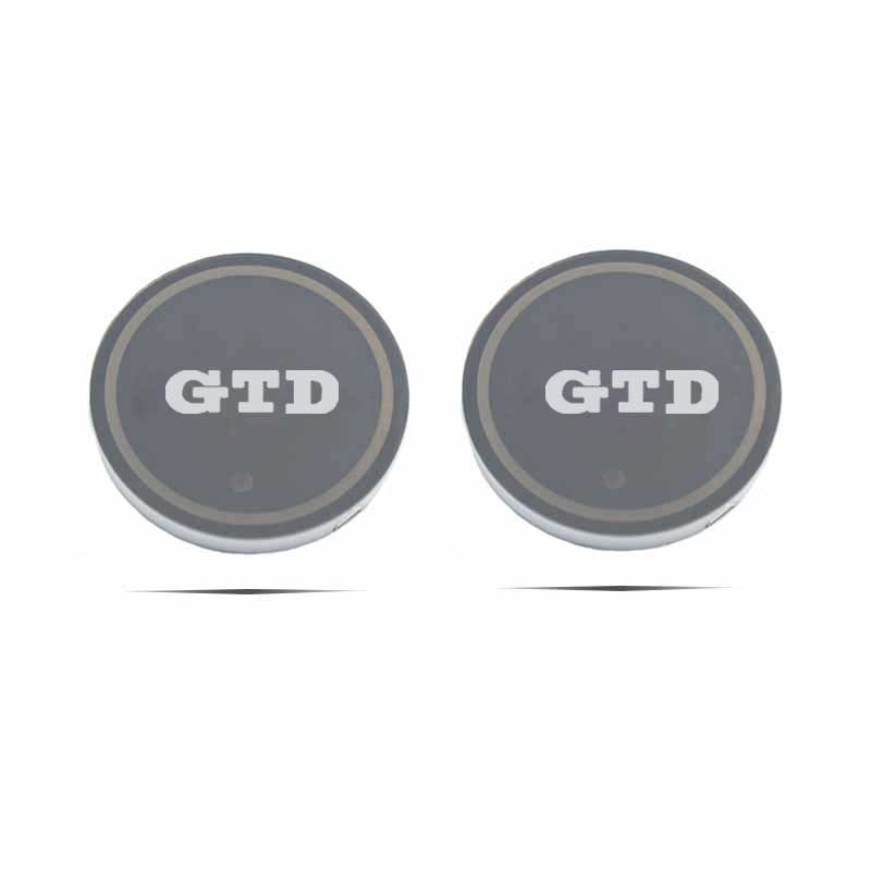 LMN1 2026 Hot VOLKSWAGEN Car LED Luminous Water Cup Holder Mat For Volkswagen VW GTD Golf 5 6 8 GTI MK6 Passat Jetta Tiguan Polo Beet