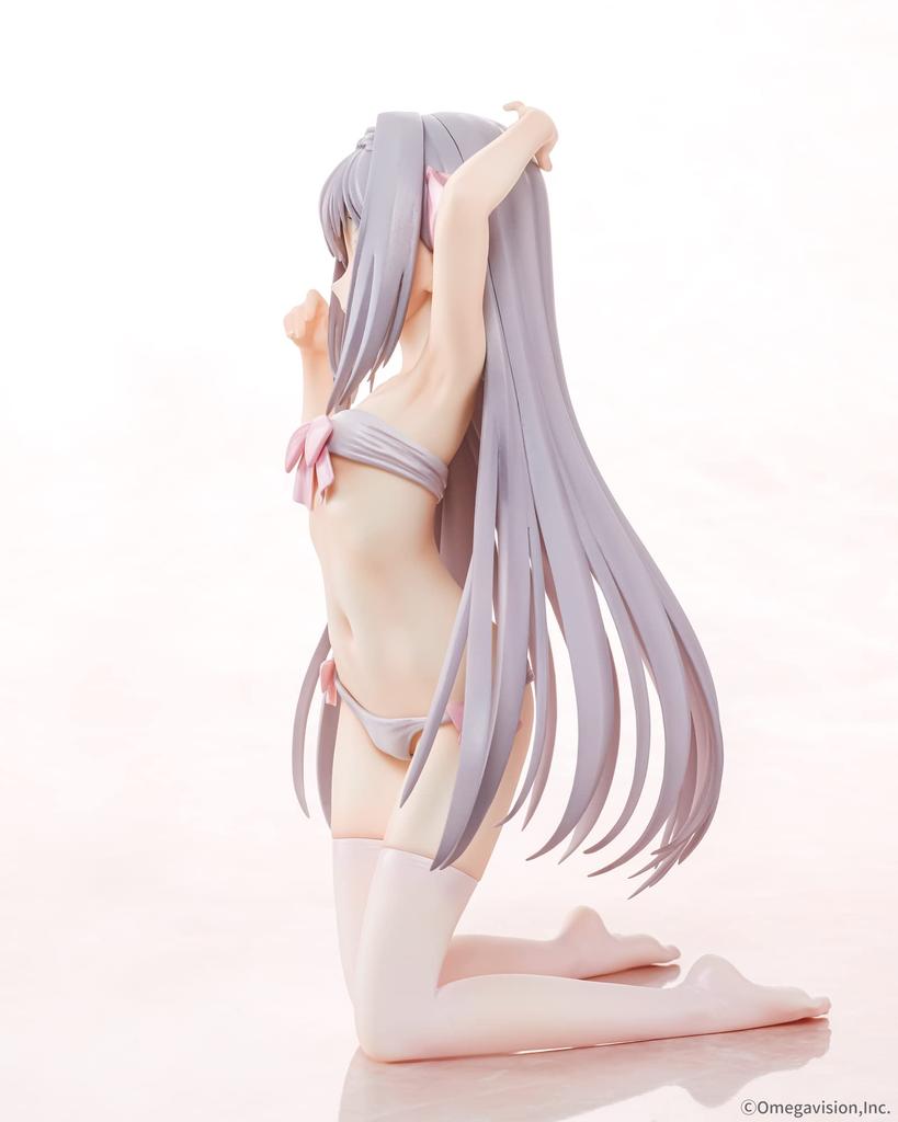 Q-six Tsuki Ni Yorisou Otome No Sahou Sakurakoji Luna Sakura Color Ver. 1/6 Scale PVC Pre-painted Complete Figure