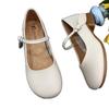 Spring and autumn soft leather soft-soled single shoes women's leather shoes new shoes comfortable Jane shoes shallow mouth Mary Jane shoes