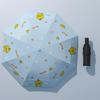 Children's Umbrella with Little Yellow Duck Pattern, Fully Automatic Folding, Suitable for Primary School Students, Boys and Girls, Dual-Use Umbrella