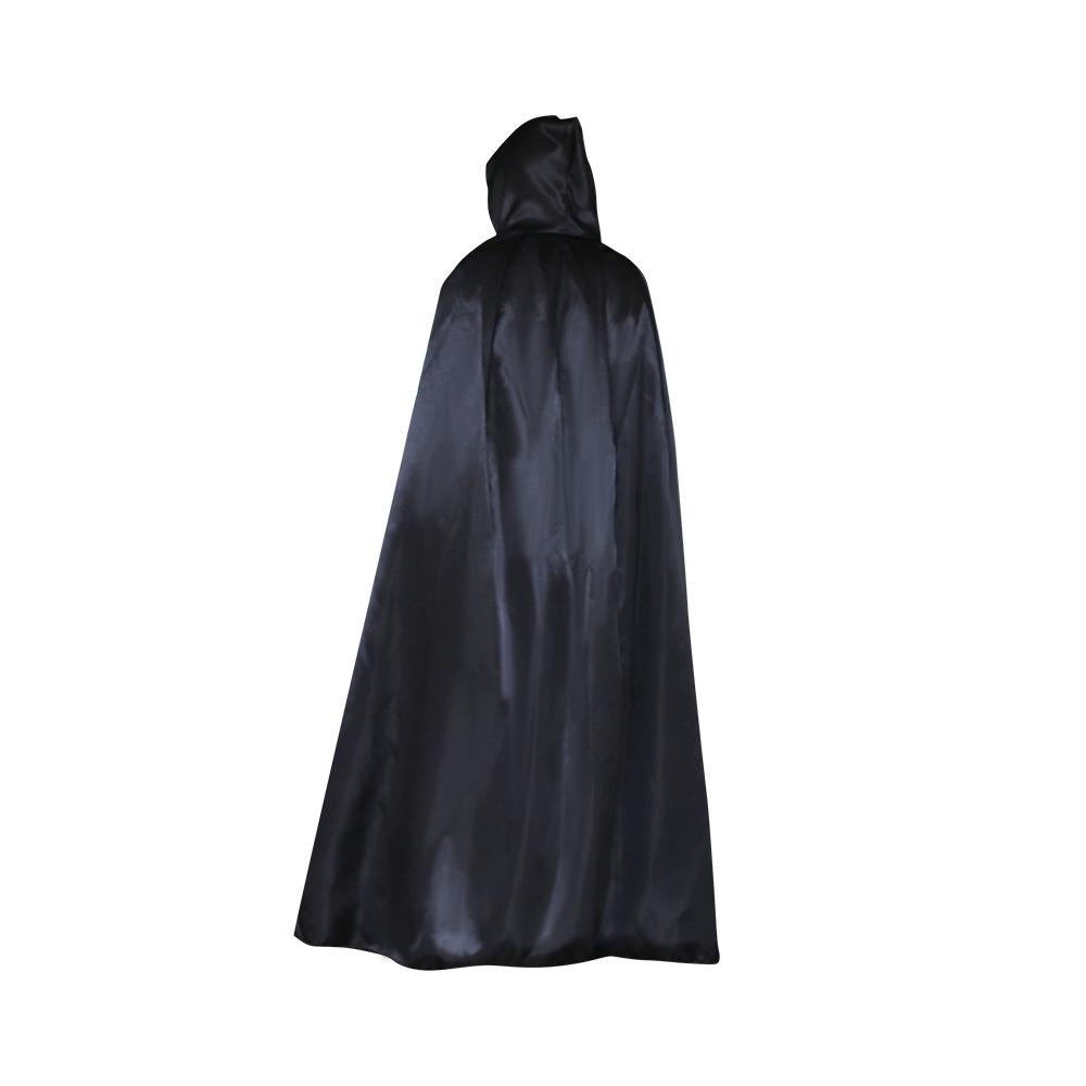 Grim Reaper Wizard & Witch Satin Halloween Party Cloak