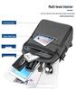 Men's High-End Waterproof Travel Backpack - Large Capacity, Fashionable Laptop & Shoulder Bag