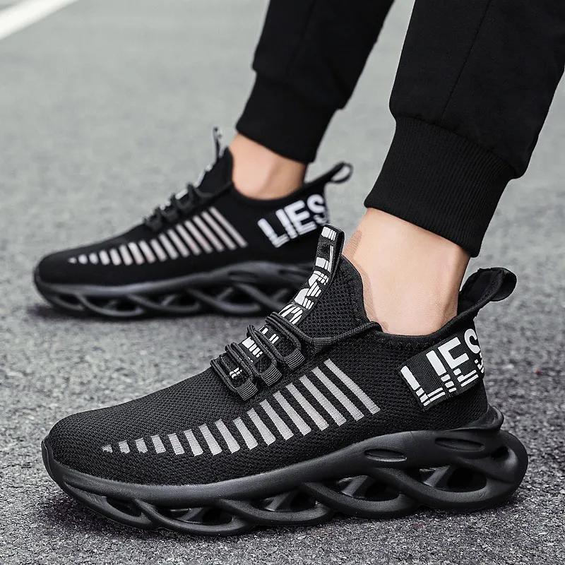 Fashion Men Shoes Comfortable Unisex Sneakers Breathable Couple Running Shoes Women Tenis Sports Shoes White Walking Sneakers Hombres