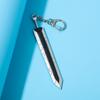 Anime Guts Dragon Slashing Keychain Sword With Red Logo Key Pendant Cosplay Props For Men Women Backpack Keyring Jewelry Gift