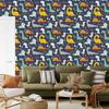 Colorful Dinosaurs Animals Wallpaper for Living Room and Bedroom 50x1000