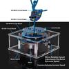 Multilayer PCB Assembly Set Rotating Ballet Music Box 6 Tune Options Adjustable Speed Sparkling Light Effects