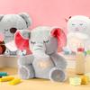 Baby Toy Breathing Soothing Koala Rabbit Doll Sleeping Companion Music And Light Toy Elephant Capybara Plush Doll Kids Gift