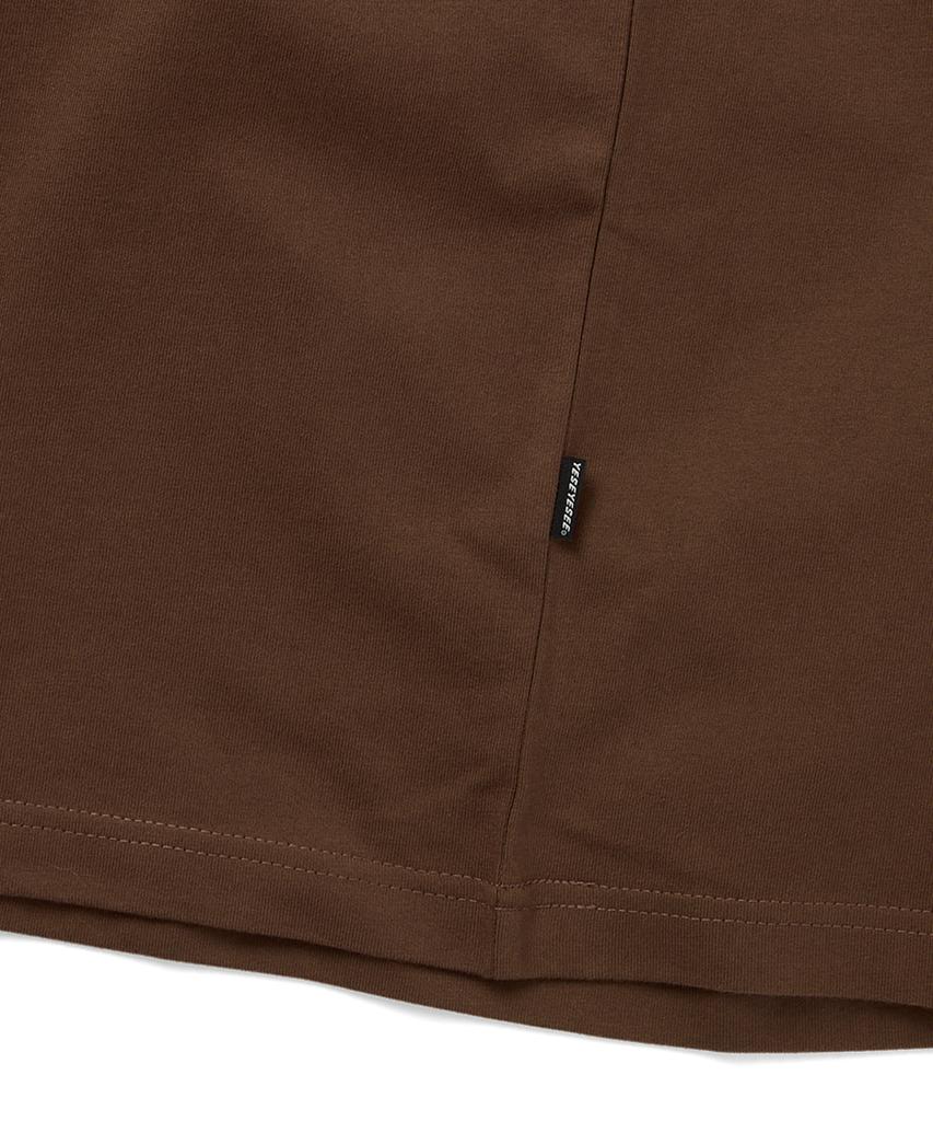 YESEYESEE Face Oka Puppet Tee Brown