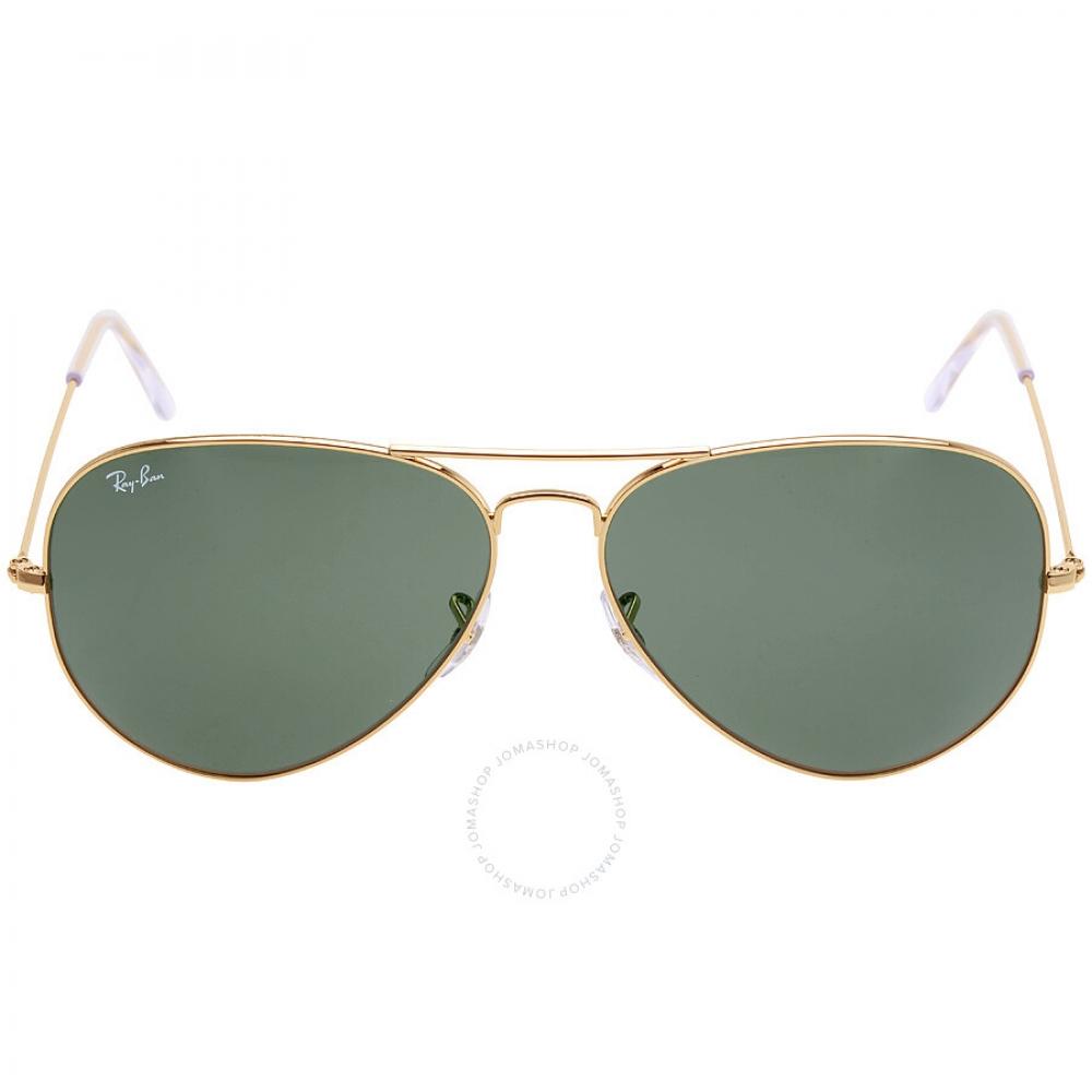 

Ray Ban Aviator Classic Green Classic G 15 Unisex Sunglasses RB3025 001 62