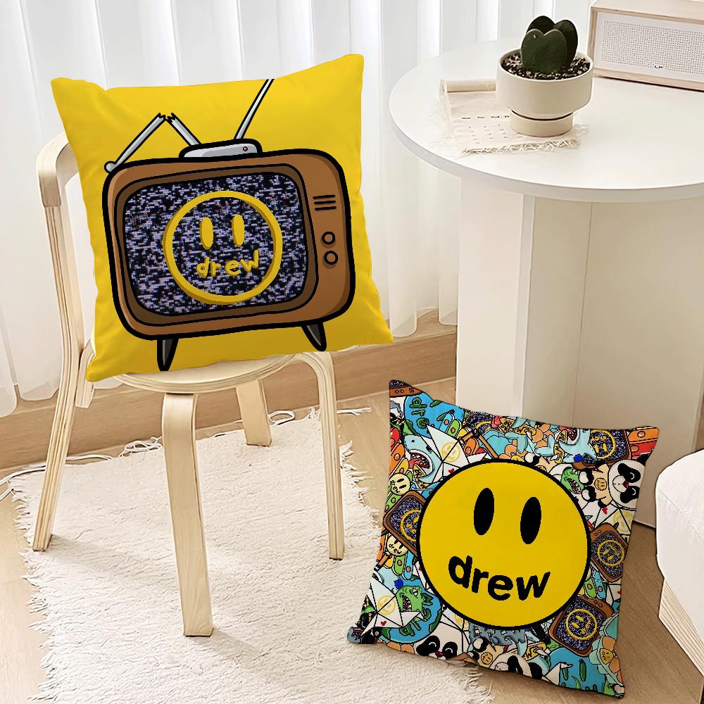 Fashion Brand Cool For Bedroom Car Coffee Shop Room Soft and Living Room D-Drew H-House Sofa Decorative Pillow Cover Case