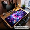 Soccer Theme Custom Mouse Pad Personalized With Name Text Customized Desk Mat For Office Home Decor