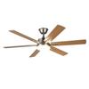 European & American Style LED Ceiling Fan with Integrated Light for Living Room, Bedroom, and Dining Room