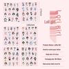 100 Cute Loli Girl Graffiti Stickers for Journals - Waterproof, Decorative, Cartoon-Style Stickers