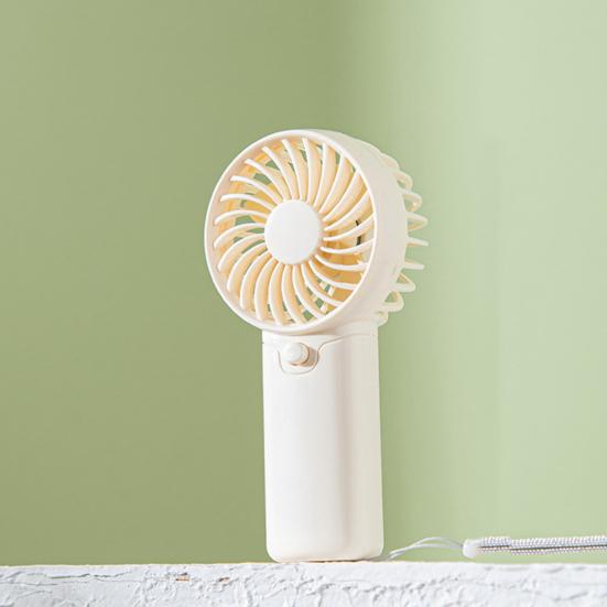Small Fan Portable Handheld Fan with Safety Protective Cover Lightweight Mini Fan for Kids And Travel Easy Operation Cooling Device